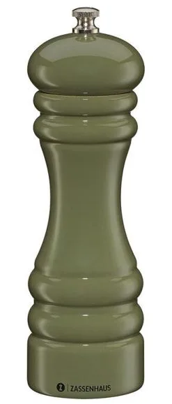 Zassenhaus Pfeffermühle Trend In Olivgrün, 18 Cm