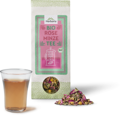 Herbaria Teemischung Rose-Minze 20g Bio, Lose