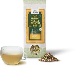 Herbaria Teemischung Brennnessel-Ingwer 45g Bio, Lose