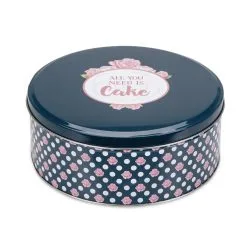 Städter Gebäckdose All You Need Is Cake Ø 16,5 Cm / H 8 Cm Bunt Rund