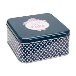 Städter Gebäckdose All You Need Is Cake 21 X 21 Cm / H 10 Cm Bunt Qua