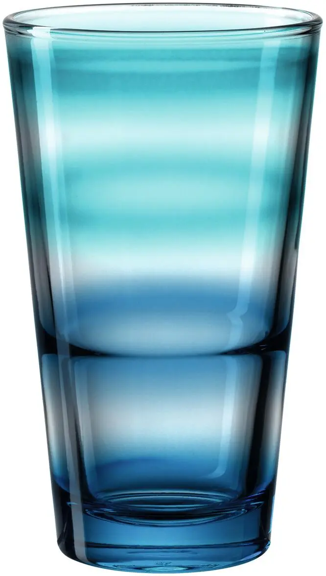Leonardo Trinkglas EVENT 315 Ml Blau Farbverlauf, 6er-Set