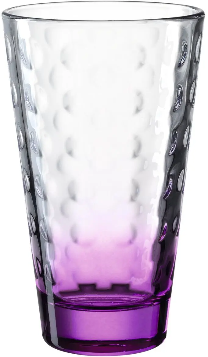 Leonardo Trinkglas OPTIC 300 Ml Violett, 6er-Set