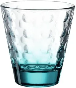 Leonardo Trinkglas OPTIC 215 Ml Türkis, 6er-Set