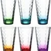 Leonardo Trinkglas OPTIC 6 Stück Farbig Sortiert 300 Ml