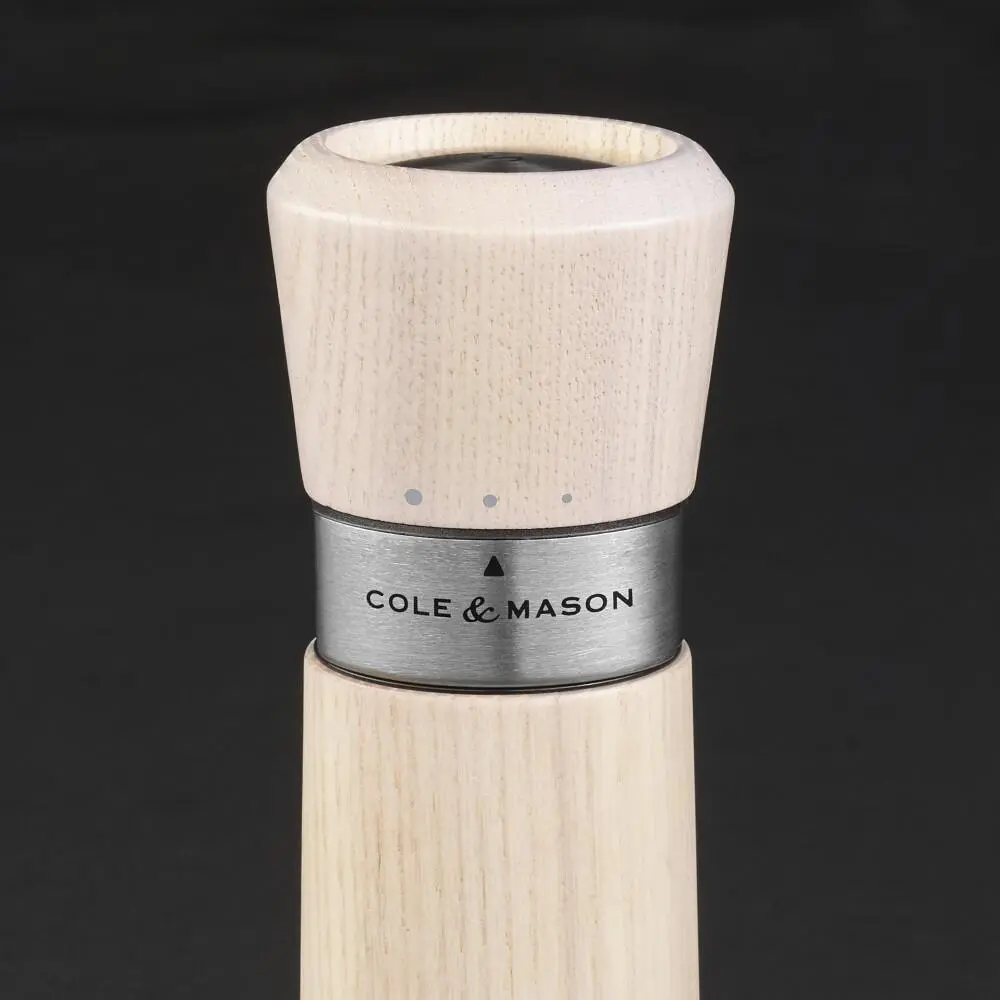 Cole & Mason Lyndhurst Nordic White Salzmühle, 18,5 Cm – Bild 3