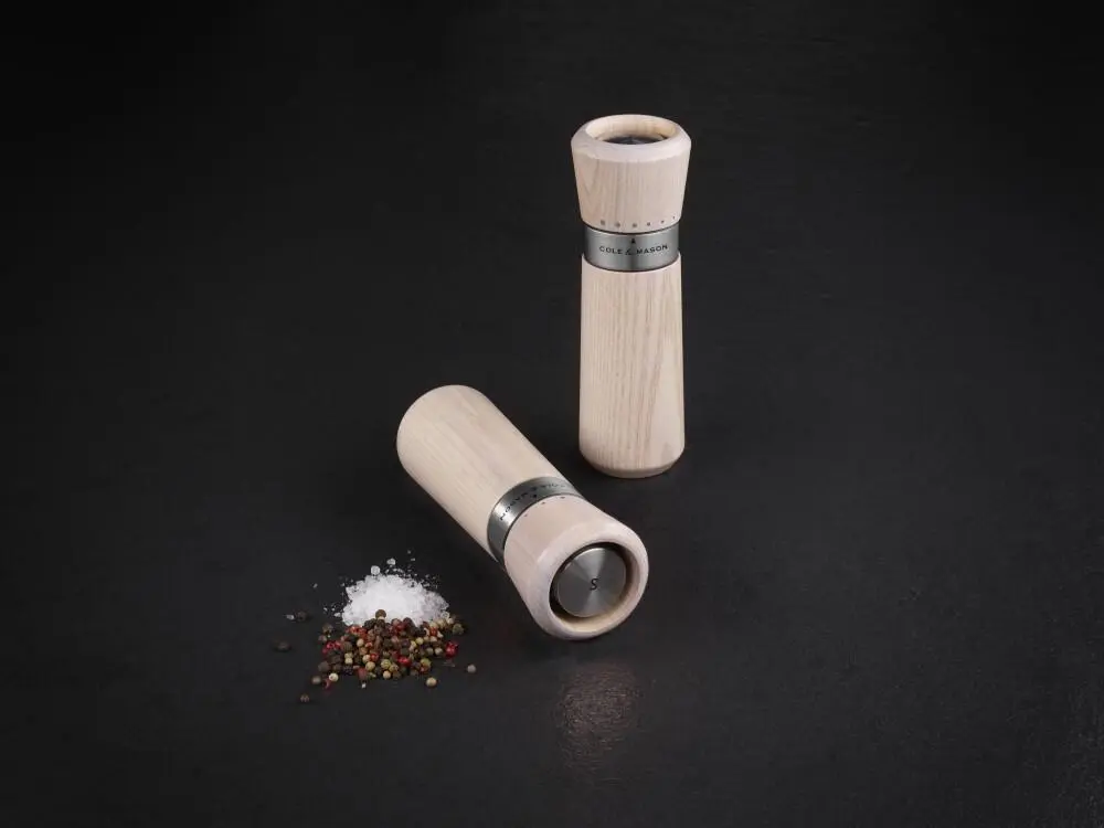 Cole & Mason Lyndhurst Nordic White Salzmühle, 18,5 Cm – Bild 6