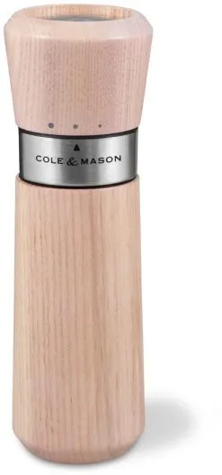 Cole & Mason Lyndhurst Nordic White Salzmühle, 18,5 Cm