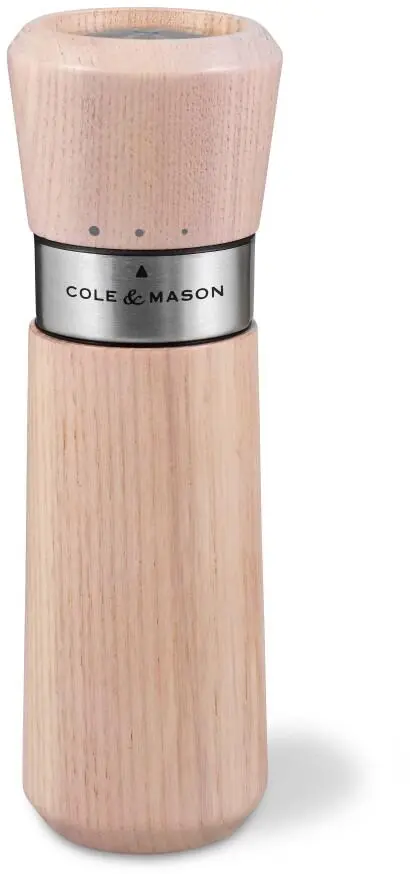 Cole & Mason Lyndhurst Nordic White Salzmühle, 18,5 Cm