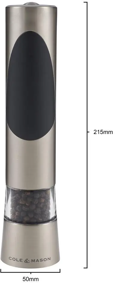 Cole & Mason Richmond Elektronische Salz- Und Pfeffermühle, Geschenkset, Ungefüllt, 21,5 Cm – Bild 2