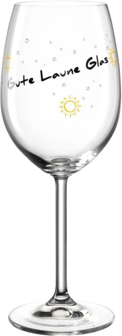 Leonardo Weinglas PRESENTE 460 Ml ′Gute Laune Glas′
