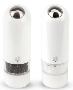 PEUGEOT Pfeffer- & Salzmühle Alaska Weiß Elektrisch Im Geschenkset