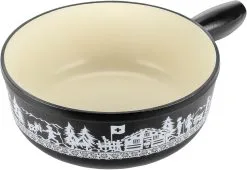 Kuhn Rikon Caquelon Induktion Alpweide Schwarz 24 Cm