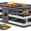 Spring Raclette8 Fun Mit Alu-Grillplatte In Schwarz