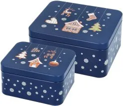Birkmann Gebäckdosen-Set Christmas (klein)