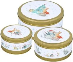 Birkmann Gebäckdosen-Set Fox And Friends, 3-teilig