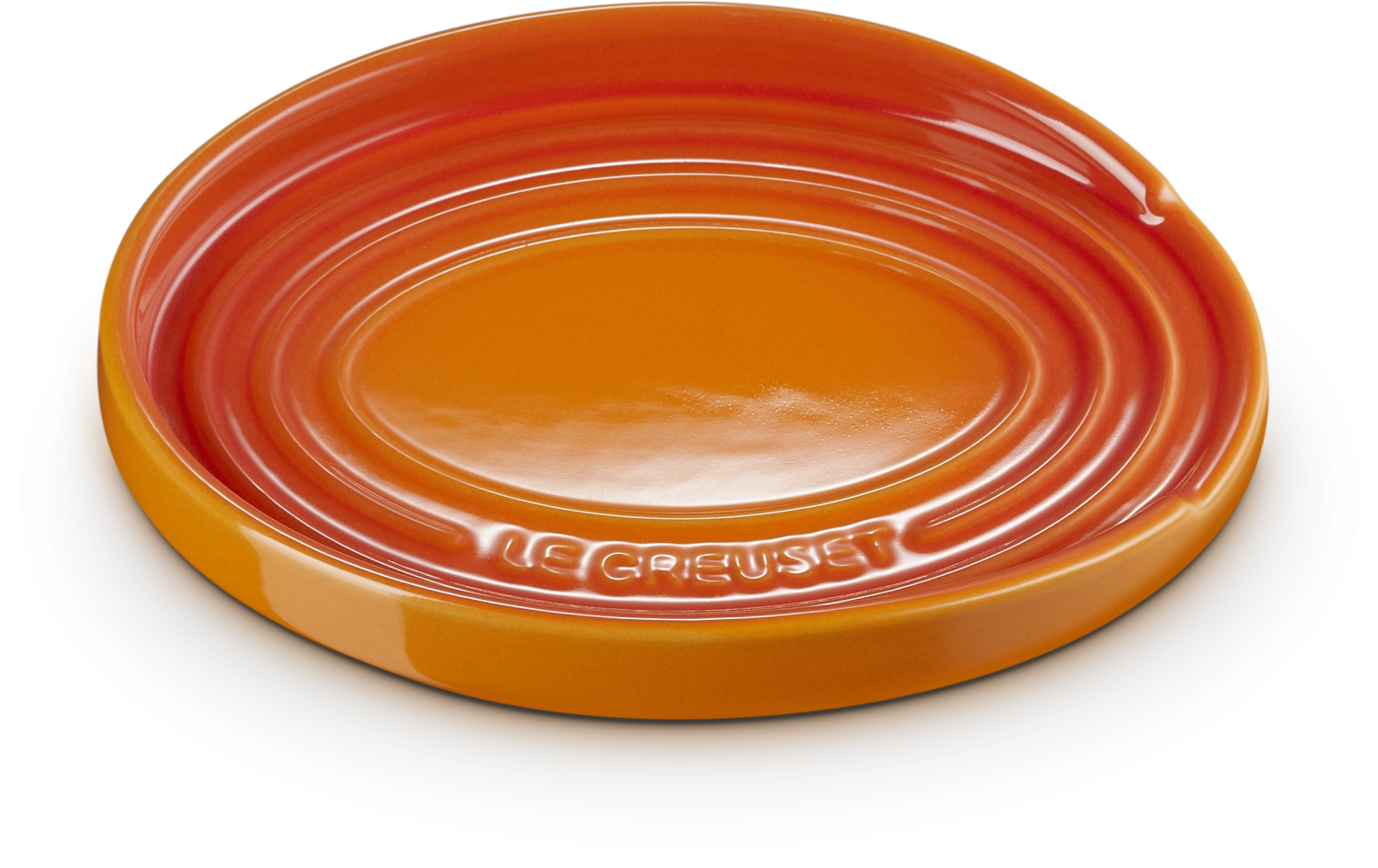 Le Creuset Löffelablage Oval, 16 Cm In Ofenrot