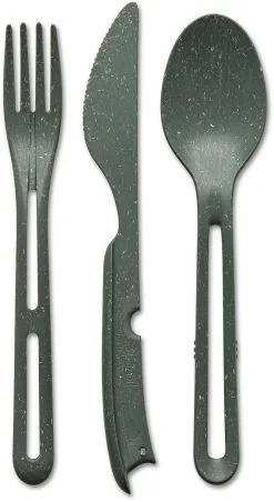 Koziol Besteck-Set KLIKK, 3-tlg. In Grau