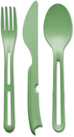 Koziol Besteck-Set KLIKK, 3-tlg. In Grün