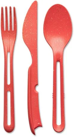 Koziol Besteck-Set KLIKK, 3-tlg. In Coral