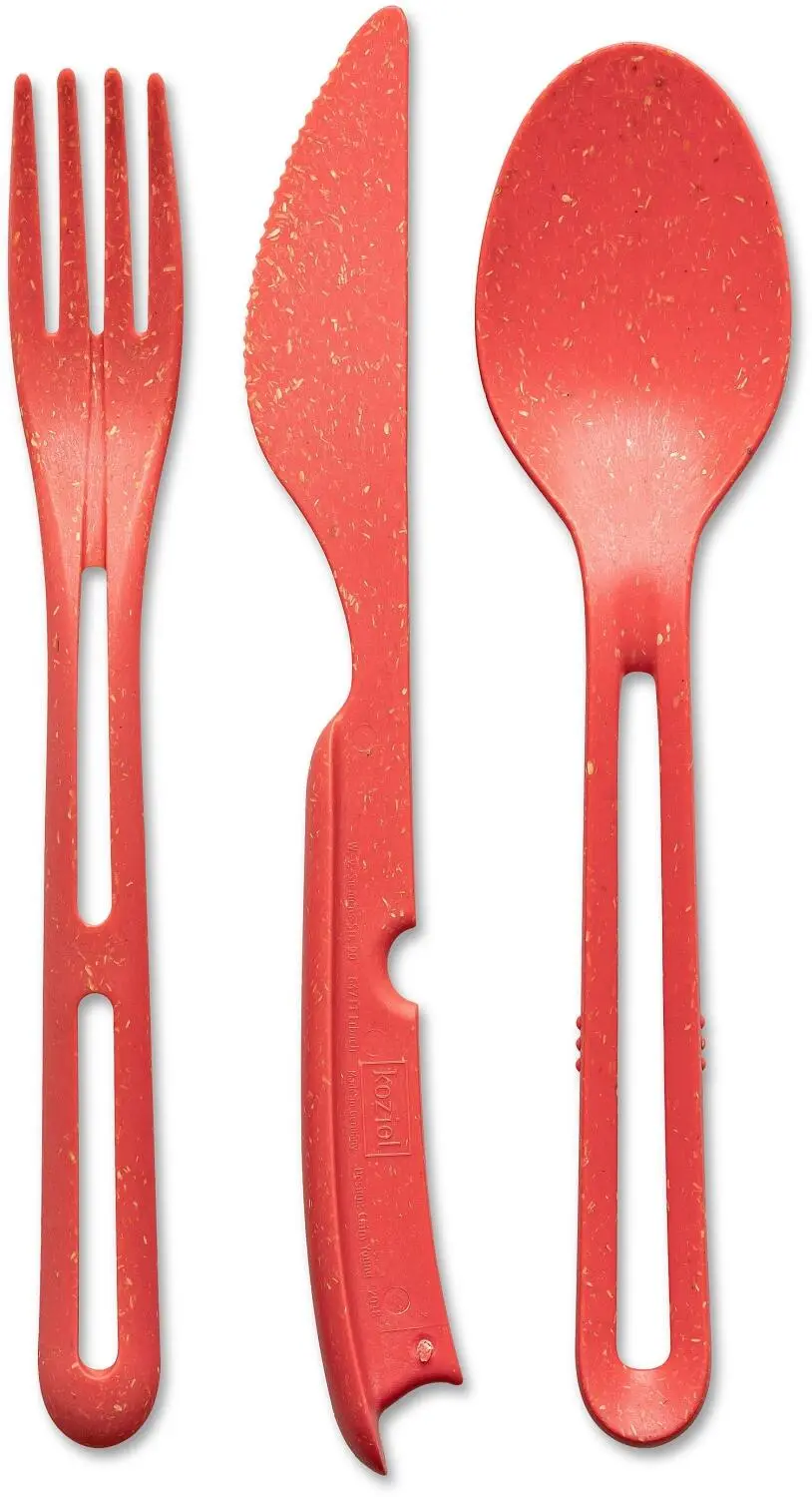 Koziol Besteck-Set KLIKK, 3-tlg. In Coral