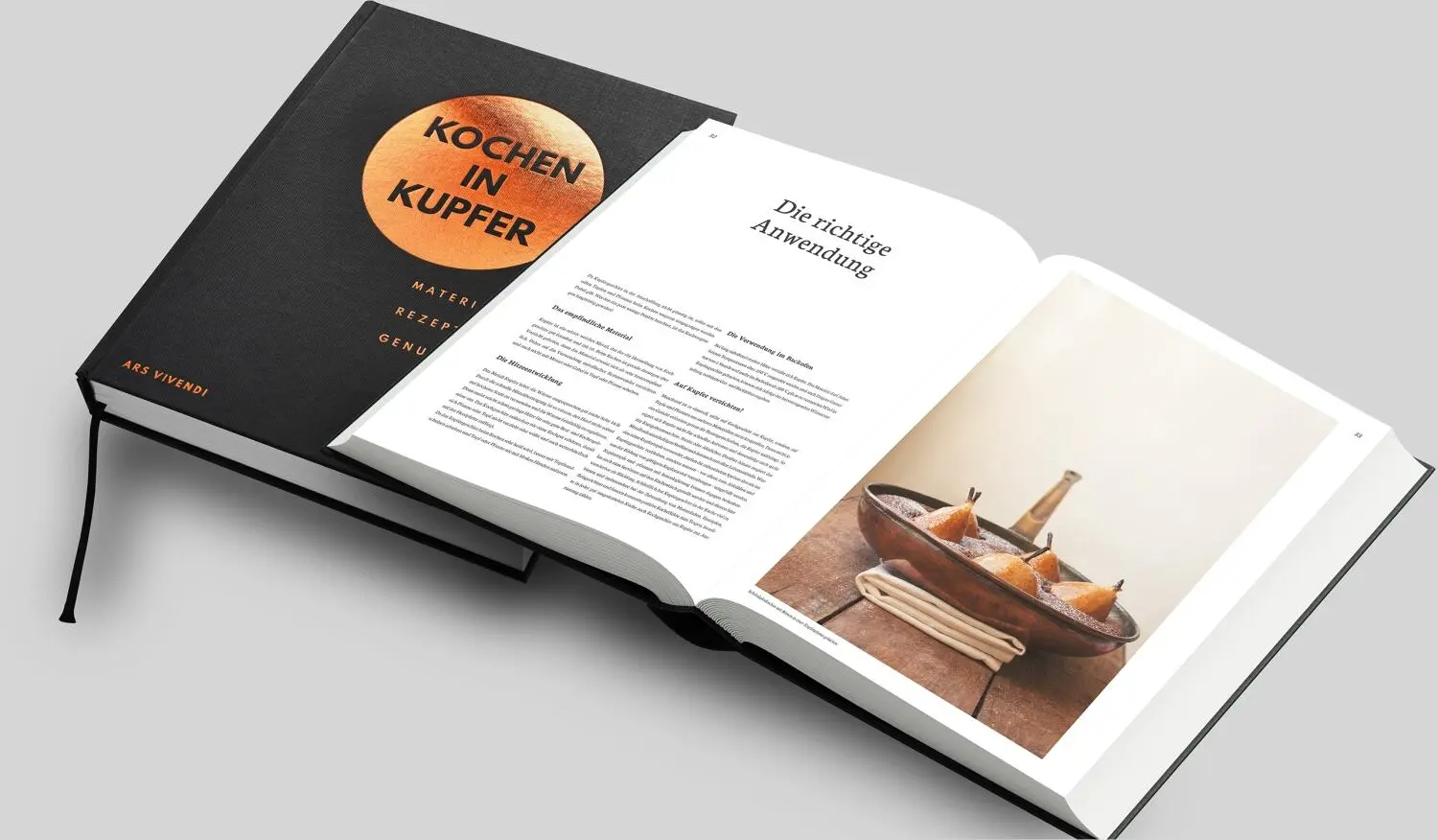 Ars Vivendi Vilgis, Thomas; Arlt, Stephanie: Kochen In Kupfer. Material - Rezepte - Genuss. – Bild 2