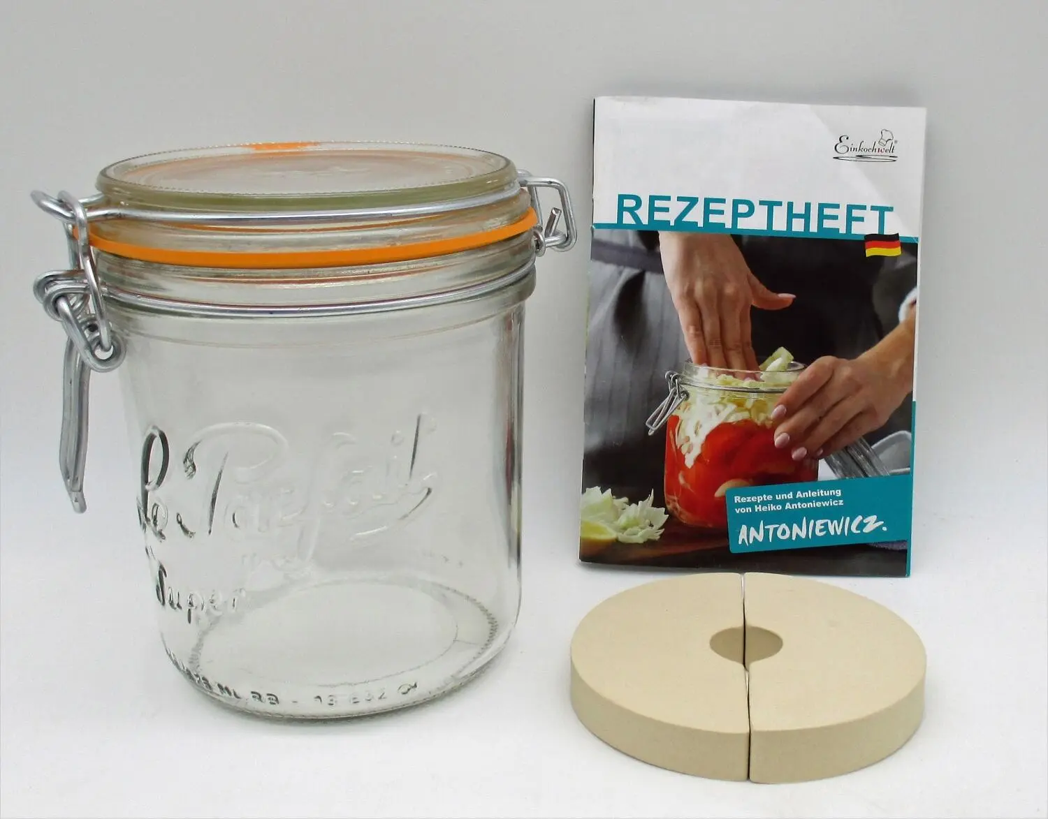 SCHMITT Steinzeug & Keramik Schmitt Fermentier-Starter-Set Le Parfait-Glas