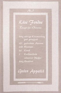 Küchentuch Fondue Nr. 1 Von KULTSCHTOFF, Taupe