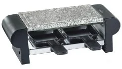 Küchenprofi Raclette Hot Stone Duo Schwarz