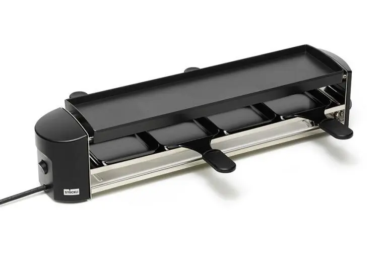 Stöckli Cheeseboard GRILL Für 4 Personen, Schwarz